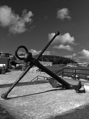 Anchor on Conwy Sea Front